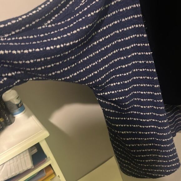 Lularoe Medium cardigan blue and white    A - Picture 3 of 8